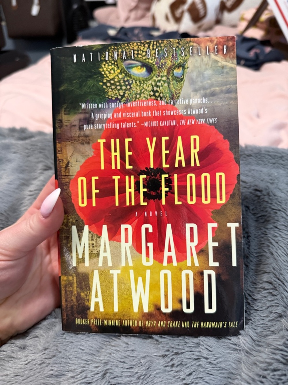 The Year of the Flood by Margaret Atwood - Red Poppy Cover